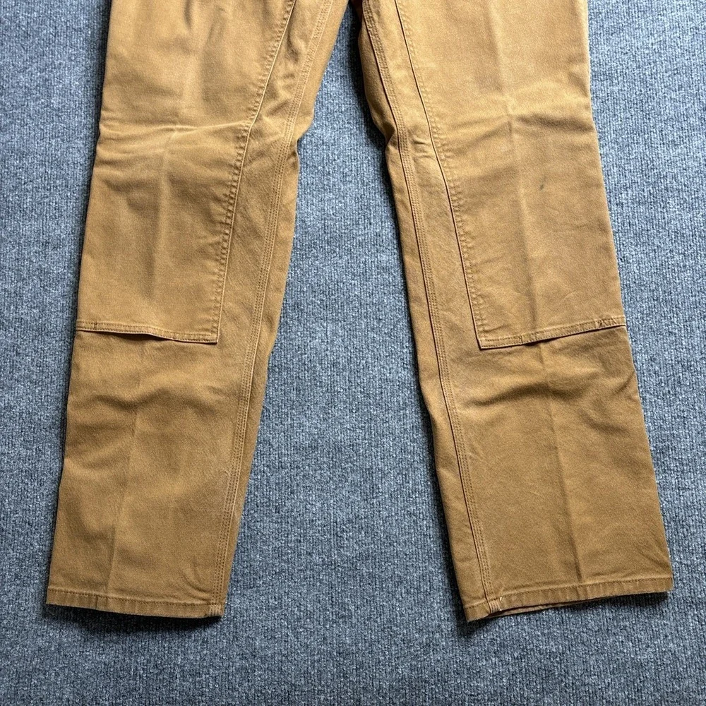 Carhartt Work Pants Men's 36x34 Brown Relaxed Fit‎ Double Front Duck 103334-211